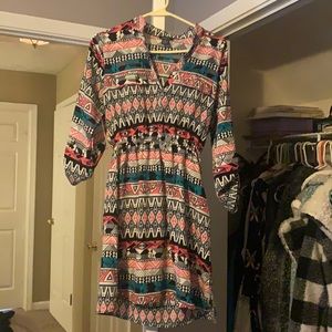 multi color dress